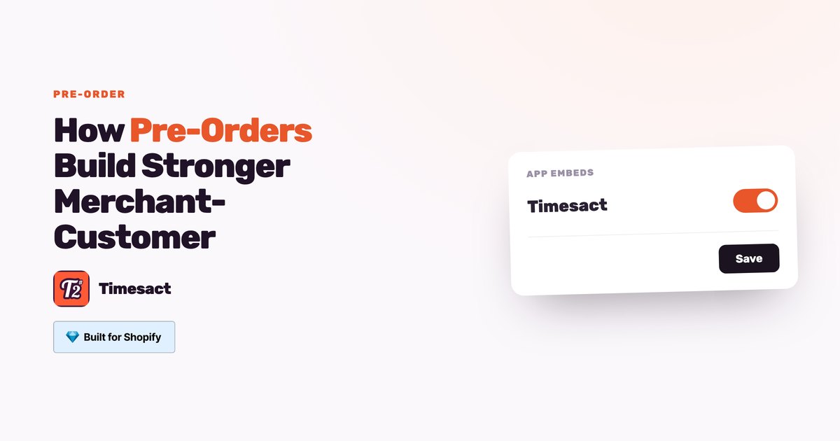 How Pre-Orders Build Stronger Merchant-Customer