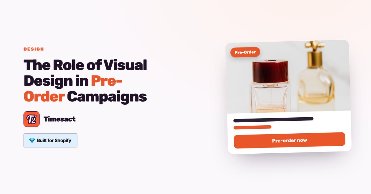 The Role of Visual Design in Pre-Order Campaigns